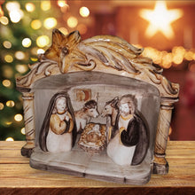 Cargar imagen en el visor de la galería, Presepe Classico in Ceramica Smaltata - Sapuri Calabrisi