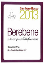 Laden Sie das Bild in den Galerie-Viewer, Puntalice BIO - DOP Cirò Rosato 2019 - Sapuri Calabrisi