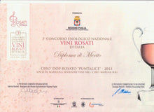 Laden Sie das Bild in den Galerie-Viewer, Puntalice BIO - DOP Cirò Rosato 2019 - Sapuri Calabrisi