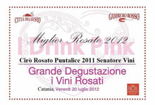 Laden Sie das Bild in den Galerie-Viewer, Puntalice BIO - DOP Cirò Rosato 2019 - Sapuri Calabrisi