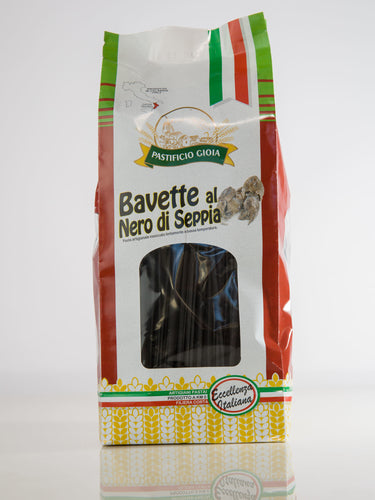 Bavette al nero di seppia - Sapuri Calabrisi